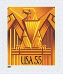 U.S. #3471 55c Art Deco Eagle MNH