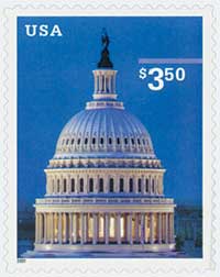 U.S. #3472 $3.50 Capitol Dome MNH
