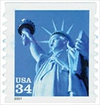 U.S. #3477 34c Statue of Liberty Coil MNH