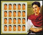 U.S.  #3509 Frida Kahlo, Pane of 20