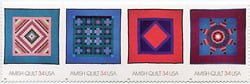 U.S. #3527a Amish Quilts Strip of 4 MNH