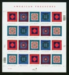 U.S.  #3527 Amish Quilts Pane of 20