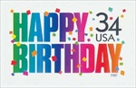 U.S. #3558 34c Happy Birthday MNH