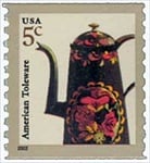 U.S. #3612 5c Toleware Coffeepot Coil MNH