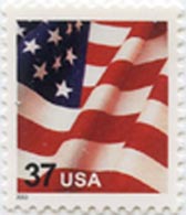 U.S. #3629F 37c Flag Perf 11.25 MNH