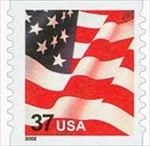 U.S. #3632 37c Flag Coil (2002) MNH