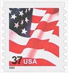 U.S. #3633A 37c Flag Coil MNH