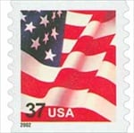 U.S. #3633 37c Flag Coil (2002) MNH