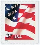 U.S. #3634b 37c Flag w/2003 date MNH