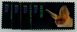 U.S. #3661-64 American Bats, 4 Singles MNH