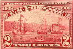 U.S. #373 Hudson-Fulton - Imperforate Mint