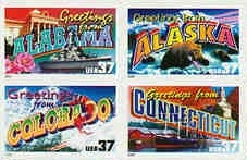 U.S. #3745 Greetings From America 37c Sheet