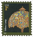 U.S. #3749A 1c Tiffany Lamp '2008' MNH