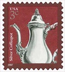 U.S. #3754 3c Silver Coffee Pot MNH