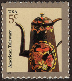 U.S. #3756A 5c Toleware Coffeepot MNH