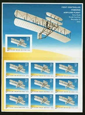 U.S. #3783 First Powered Flight of Wright Bros. Booklet of 10