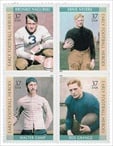 U.S. #3811a Early Football Heroes Block of 4