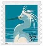 U.S. #3829 37c Snowy Egret Coil (2003) MNH