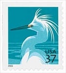 U.S. #3830 37c Snowy Egret MNH