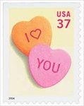 U.S. #3833 Love Candy Hearts MNH
