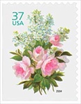U.S. #3836 37c Lilacs & Roses MNH
