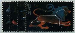 U.S. #3945-48 Constellations, 4 Singles MNH