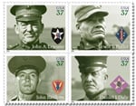 U.S. #3964a Distinguished Marines Block of 4 MNH