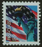 U.S. #3965 (39c) Liberty & Flag MNH