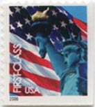 U.S. #3966 (39c) Liberty & Flag MNH