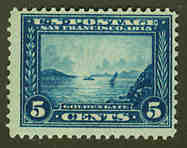 U.S. #399 Golden Gate 5c Mint