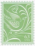 U.S. #3999 63c Wedding Dove MNH