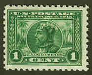 U.S. #401 Vasco Nunez de Balboa 1c Mint