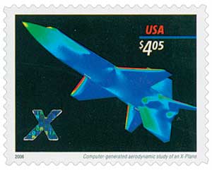U.S. #4018 X-Plane  $4.05  MNH