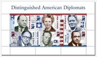 U.S.  #4076 Distinguished American Diplomats Souvenir Sheet