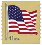 U.S. #4186 41c American Flag Coil MNH