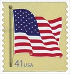 U.S. #4187 41c American Flag Coil MNH