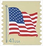 U.S. #4188 41c American Flag Coil MNH