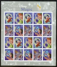 U.S.  #4195 Art of Disney: Magic, Pane of 20