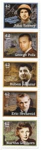 U.S. #4252a American Journalists - strip MNH