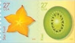 U.S. #4258-62 Tropical Fruit, 5 Singles