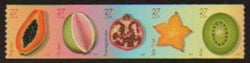 U.S. #4262a Tropical Fruit, Coil Strip of 5 MNH