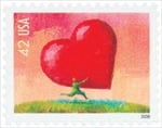 U.S. #4270 Man Carrying Heart MNH