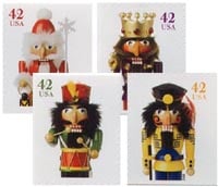 U.S. #4360-63 Christmas Nutcracker, 4 Singles