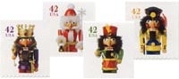 U.S. #4364-67 Christmas Nutcracker, 4 Singles