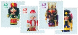 U.S. #4368-71 Christmas Nutcracker, 4 Singles