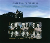 U.S.  #4384 Civil Rights Pioneers. Pane of 6