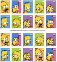 U.S. #4403b Simpsons Booklet of 20 MNH