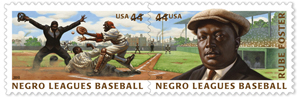 U.S. #4466a Negro Leagues Baseball MNH