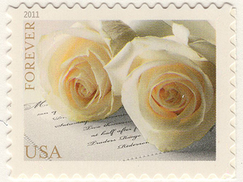 U.S. #4520 Wedding Roses MNH