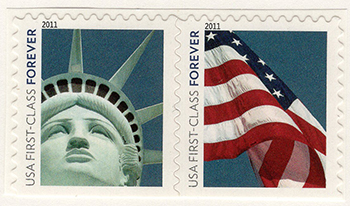 U.S. #4560a Lady Liberty Pair AP